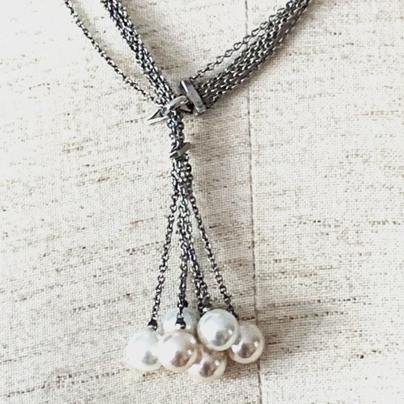 Vintage Fashion Statement Pearl Necklace - Picture 15 of 16